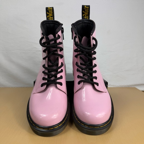 Doc Marten 1460 Kids Pink Boots Size 3Y/Woman’s 5 - Picture 2 of 8